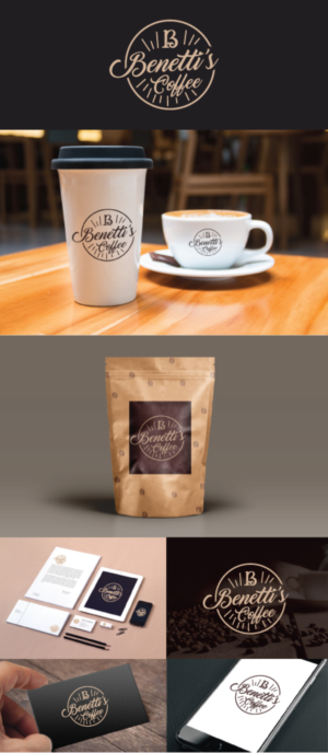 Logo Design by debdesign for Benetti's Coffee Experience | Design: #12150565