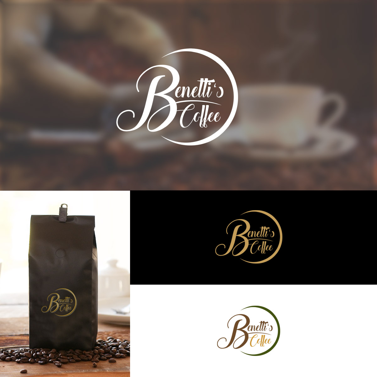 Logo Design by Nupur yadav for Benetti's Coffee Experience | Design #12120120
