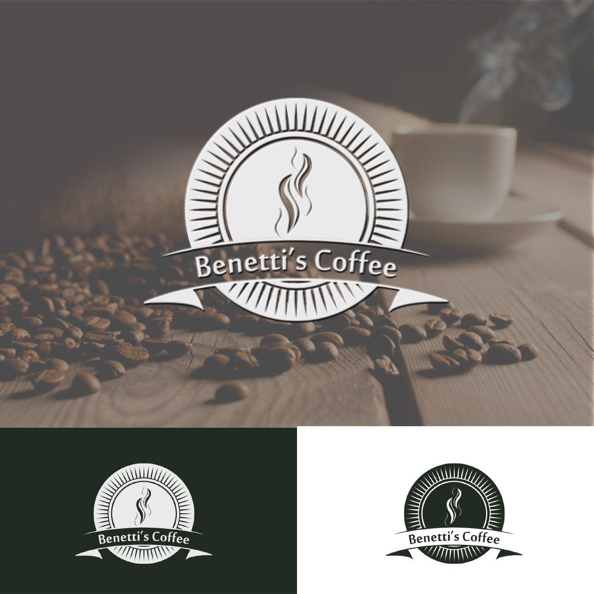 Logo Design by Nupur yadav for Benetti's Coffee Experience | Design #12133250