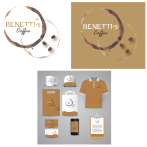 Logo Design by Akeel Hussain for Benetti's Coffee Experience | Design #12164876