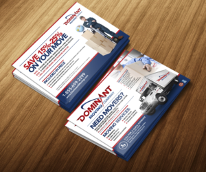 Flyer Design by jeffdefy for Dominant Moving Systems | Design #12892638