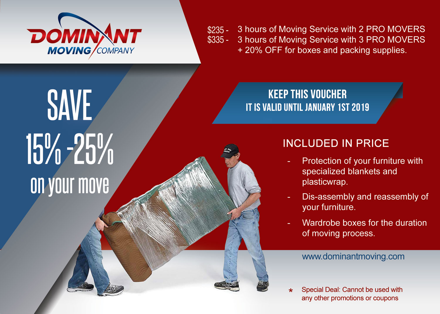 Flyer Design by Jyotsna for Dominant Moving Systems | Design #12187338