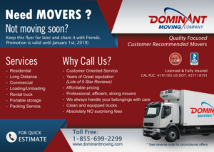 Flyer Design by Jyotsna for Dominant Moving Systems | Design: #12187339
