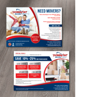 Flyer Design by alex989 for Dominant Moving Systems | Design: #12489383