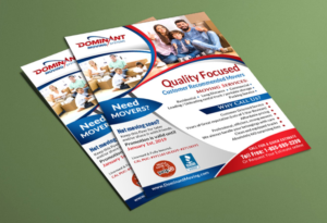 Flyer Design by debdesign for Dominant Moving Systems | Design: #12114906