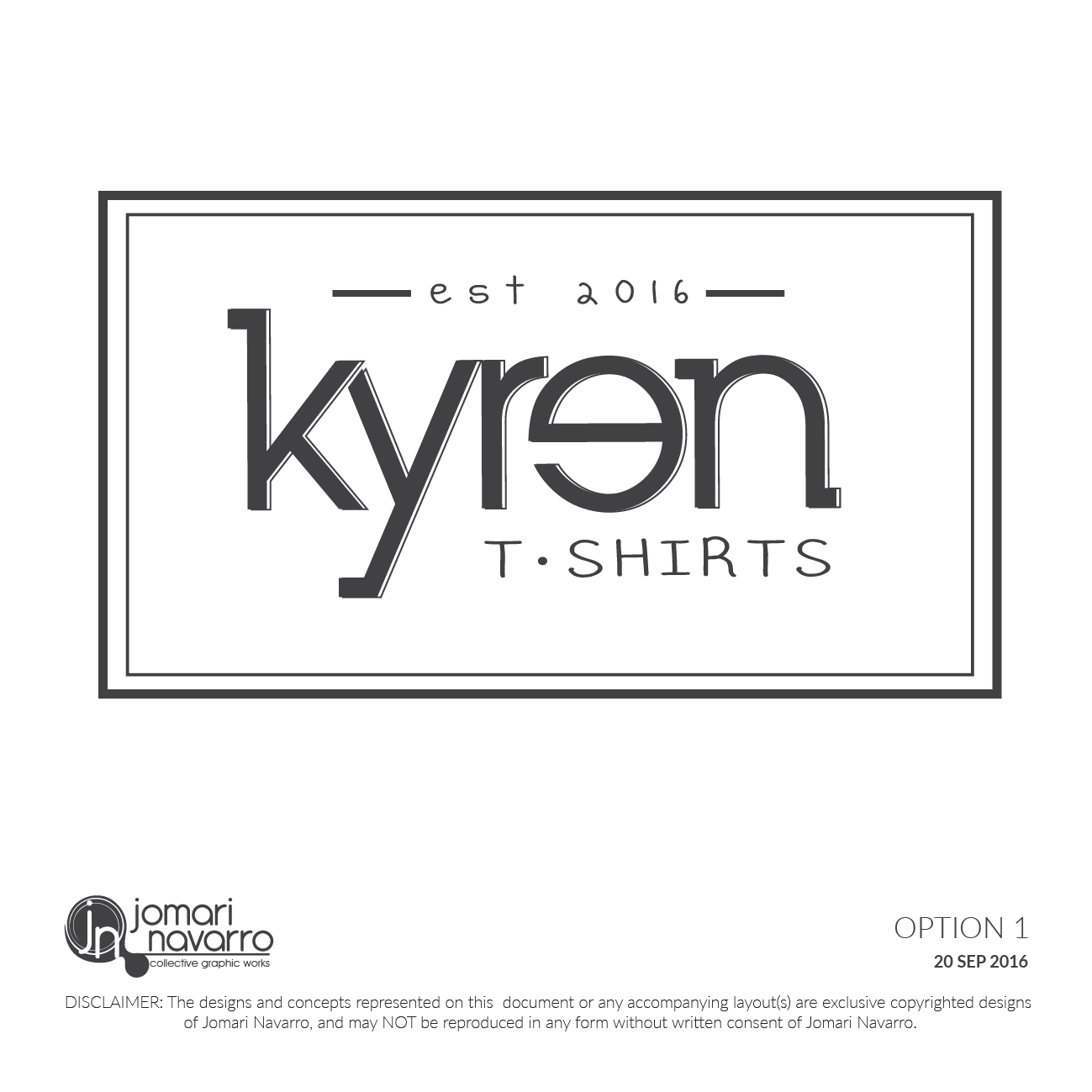 Logo Design by Jomari Navarro for Kyren  | Design #12118455