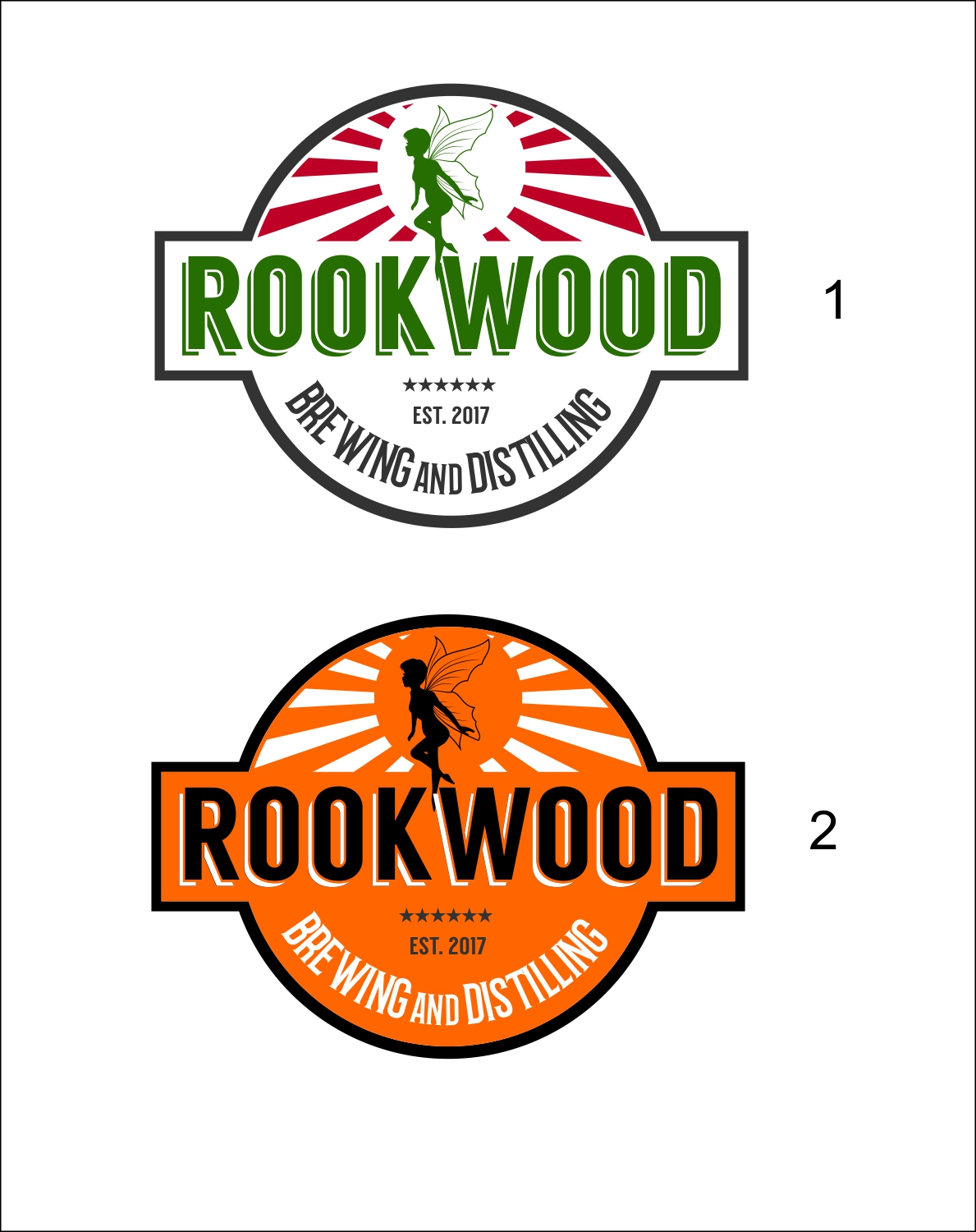 Logo Design by CarlosQ for Rookwood Brewing and Distilling | Design #15882393