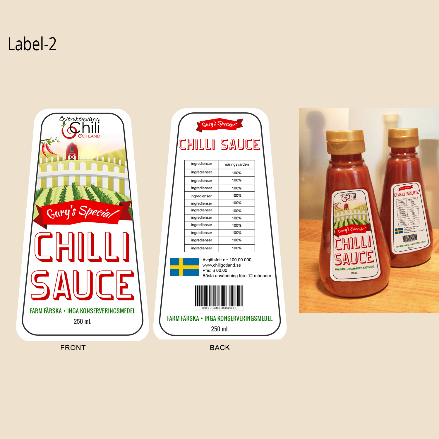 Packaging Design by Ritz Paul for ?verstekvarn Chili Gotland AB | Design #12195308