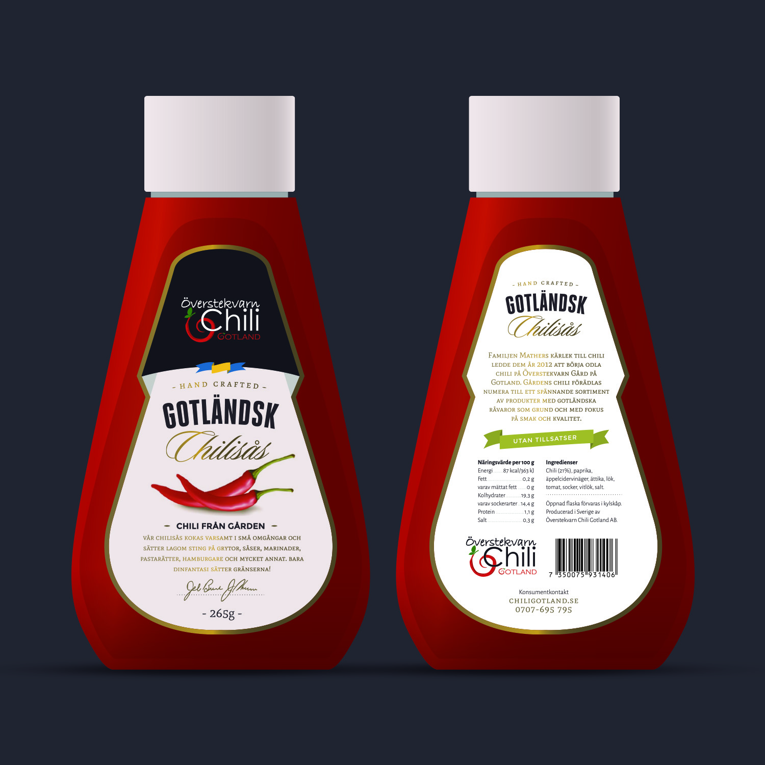 Packaging Design by Oveja Quiroga for ?verstekvarn Chili Gotland AB | Design #12264171