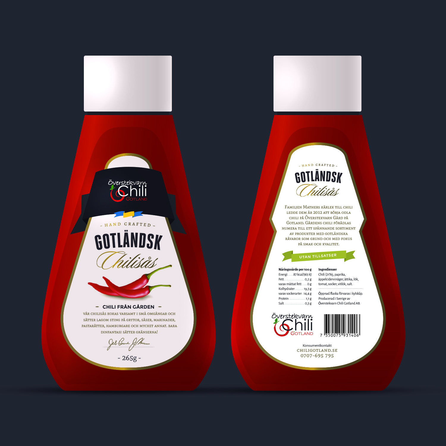Packaging Design by Oveja Quiroga for ?verstekvarn Chili Gotland AB | Design #12265148
