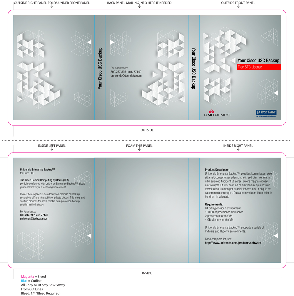 Packaging Design by Visualland for Unitrends | Design #2390786