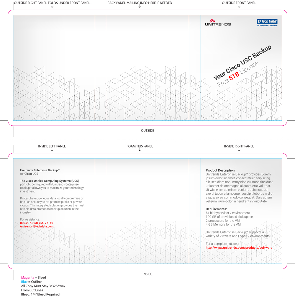 Diseño de Empaque por Visualland para Unitrends | Diseño #2391487