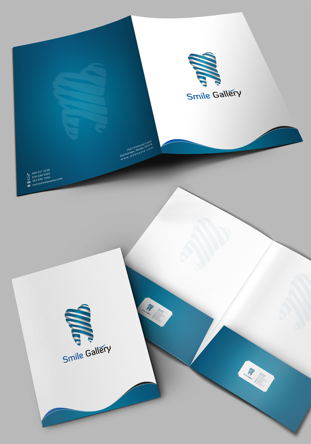 Stationery Design by chandrayaan.creative for Smile Gallery | Design #12161632