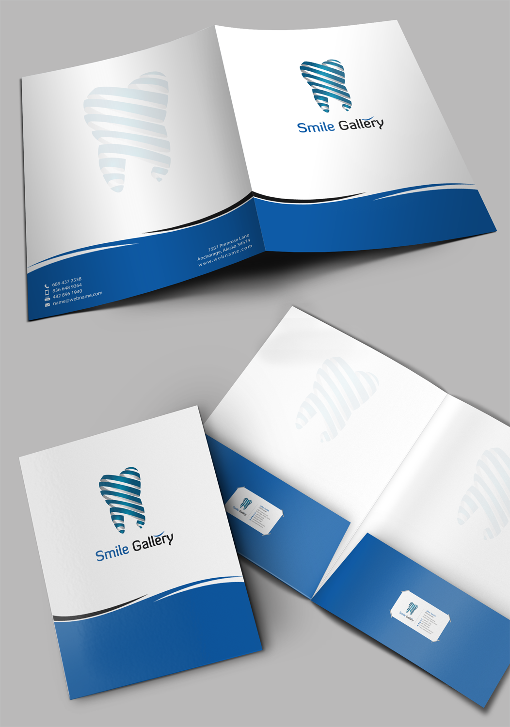 Stationery Design by chandrayaan.creative for Smile Gallery | Design #12161636
