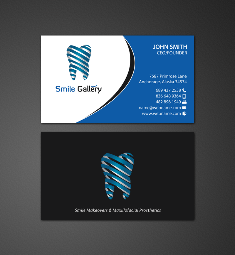 Stationery Design by chandrayaan.creative for Smile Gallery | Design #12242282
