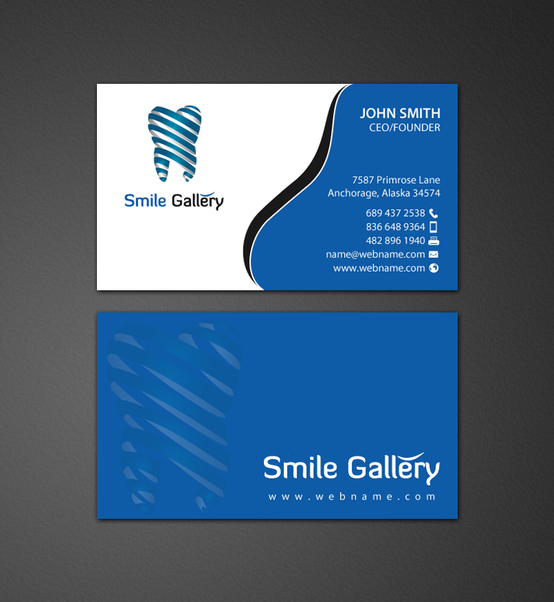 Stationery Design by chandrayaan.creative for Smile Gallery | Design #12242299