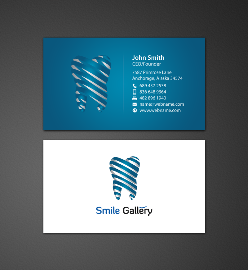 Stationery Design by chandrayaan.creative for Smile Gallery | Design #12242300