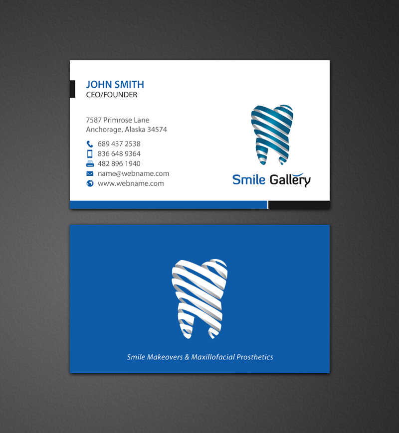 Stationery Design by chandrayaan.creative for Smile Gallery | Design #12242302