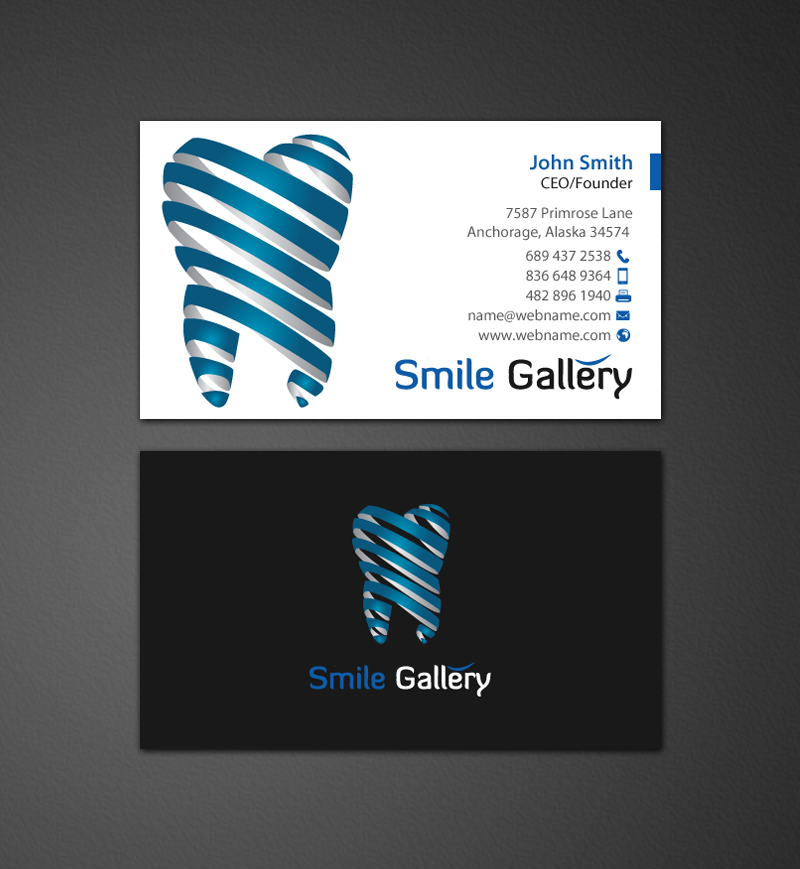 Stationery Design by chandrayaan.creative for Smile Gallery | Design #12242305