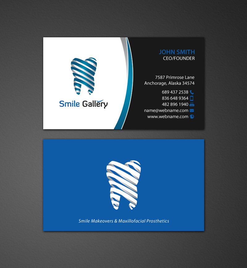 Stationery Design by chandrayaan.creative for Smile Gallery | Design #12242307
