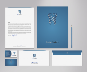 Stationery Design by logodentity for Smile Gallery | Design: #12140169