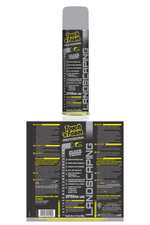 Aerosol Spray Foam Label Design to be placed in hardware stores for purchase by contractors | Design Emballage par Chromax8