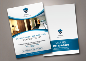 Brochure Design by debdesign for Serenity Sliding Doors  | Design: #12125660