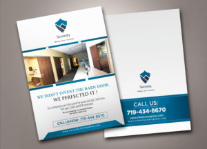 Brochure Design by debdesign for Serenity Sliding Doors  | Design: #12125661