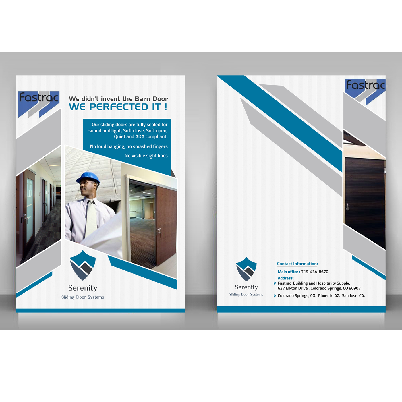 Brochure Design by creative.bugs for Serenity Sliding Doors  | Design #12125504