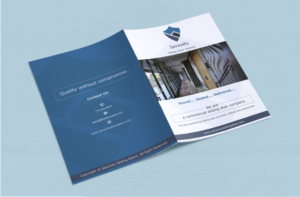Brochure Design by ecorokerz for Serenity Sliding Doors  | Design #12128319