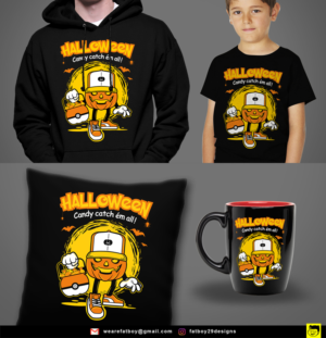 Halloween graphics for t-shirts, hoodies, mugs and totes | Diseño de Camiseta por Fatboy Graphic