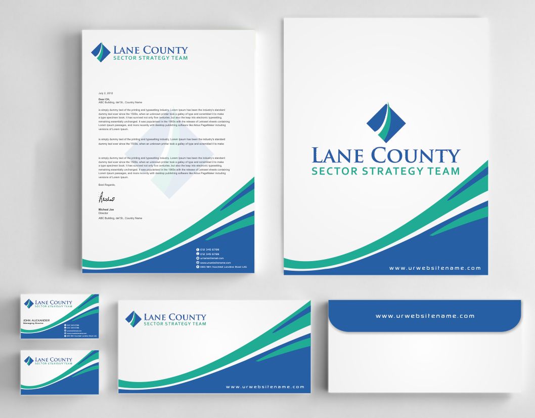 Stationery Design by AwsomeD for Lane Workforce Partnership | Design #12162022