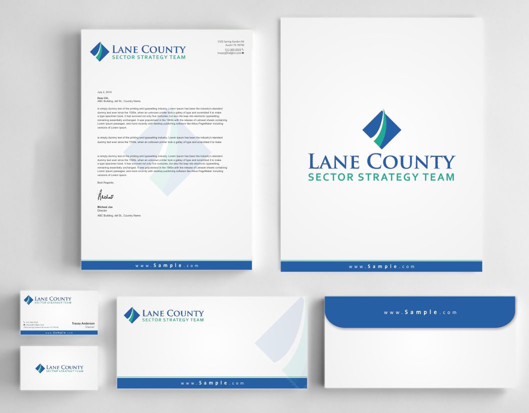 Diseño de Papelería por AwsomeD para Lane Workforce Partnership | Diseño #12162074