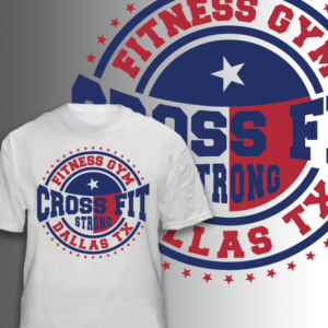 Diseño de Camiseta por DubbyDesign para CrossFit Strong | Diseño #12189847