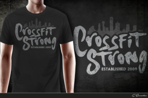 CrossFit Strong Shirt - Fitness/Gym | T-Shirt-Design von gekgrfx
