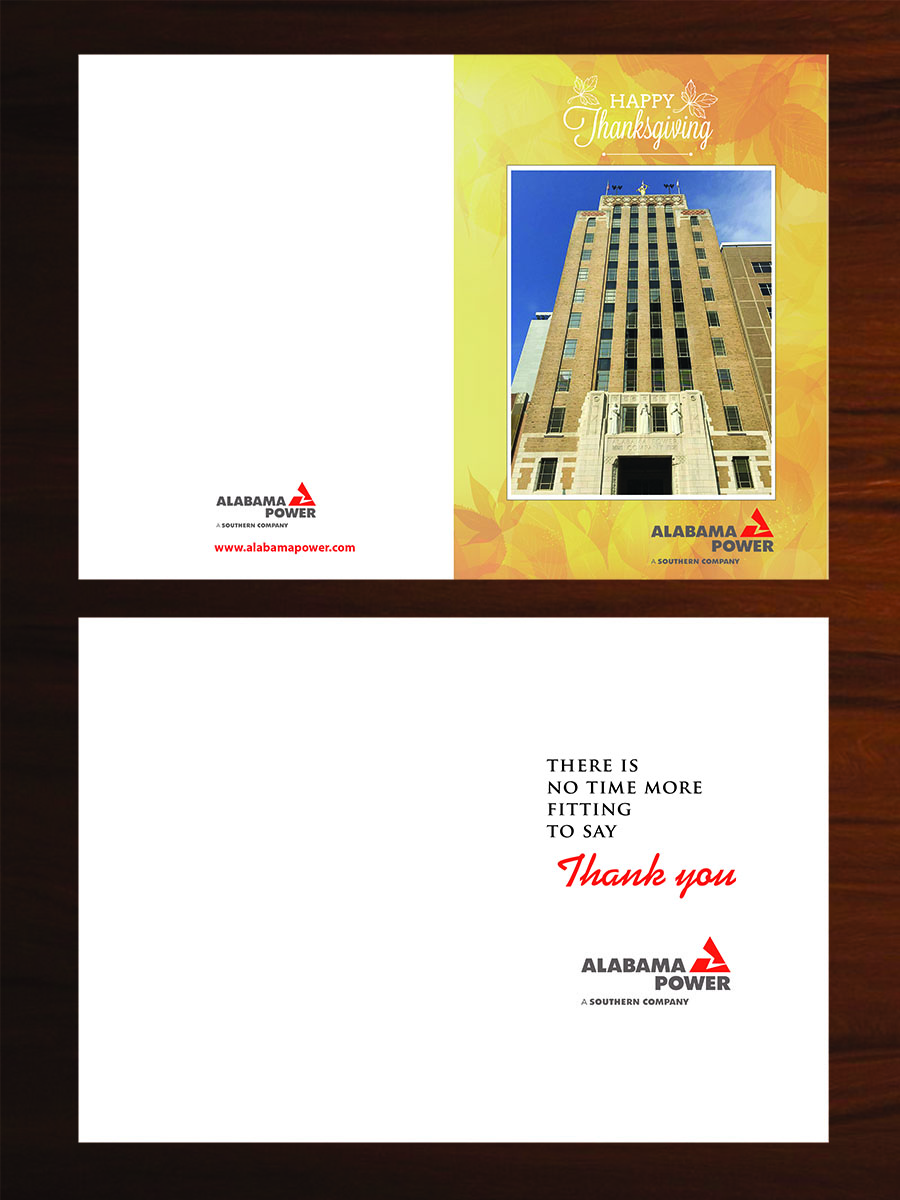 Grusskarten-Design von Venus L. Penaflor für Alabama Power Company | Design #12174530