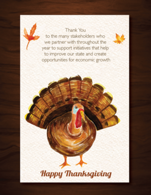 Note/Card sent to show appreciation to partners who worked with us to improve local communities | Greeting Card Design by alex989