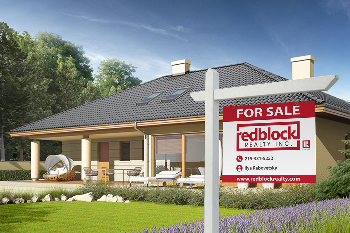 Signage Design by Globat™ for REDBLOCK Realty Inc. | Design #12226809
