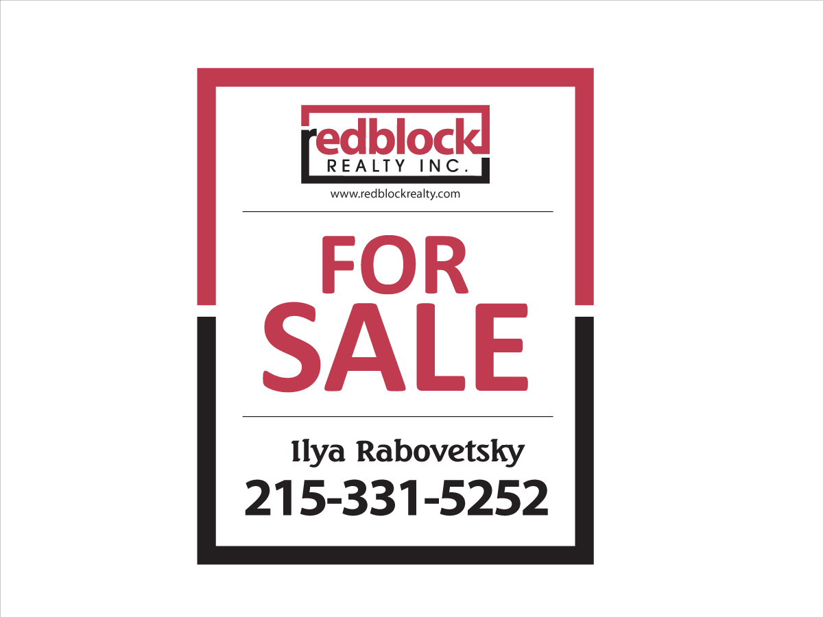 Schilder-Design von rdeelasian für REDBLOCK Realty Inc. | Design #12267740