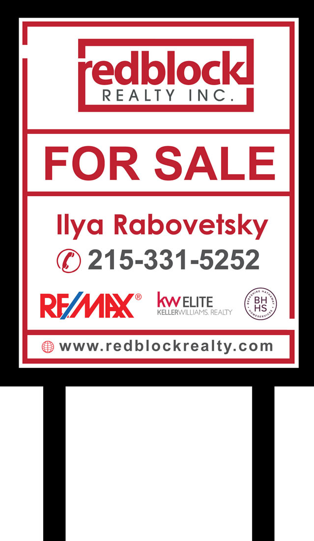Signage Design by Infinitive Technology for REDBLOCK Realty Inc. | Design #12225719