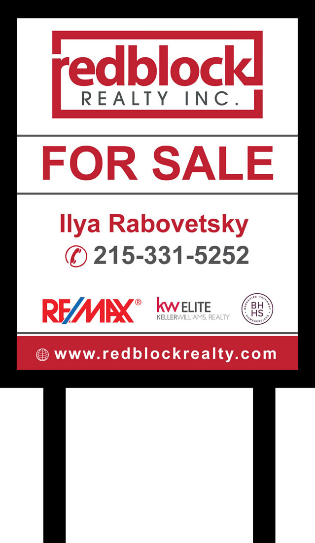 Signage Design by Infinitive Technology for REDBLOCK Realty Inc. | Design #12225721