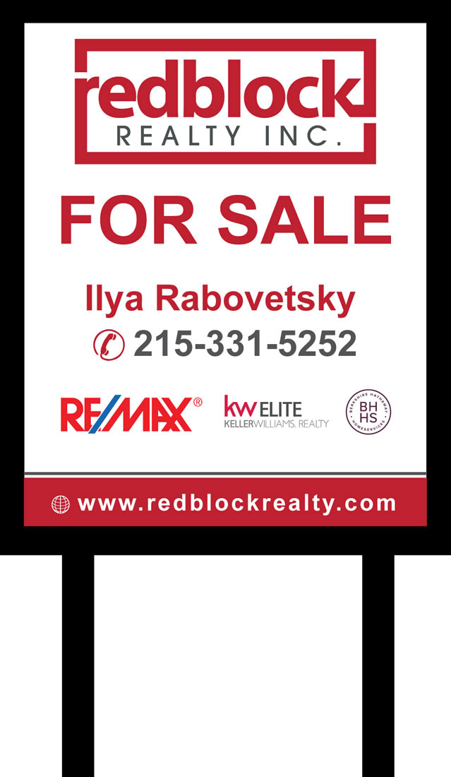 Signage Design by Infinitive Technology for REDBLOCK Realty Inc. | Design #12225722