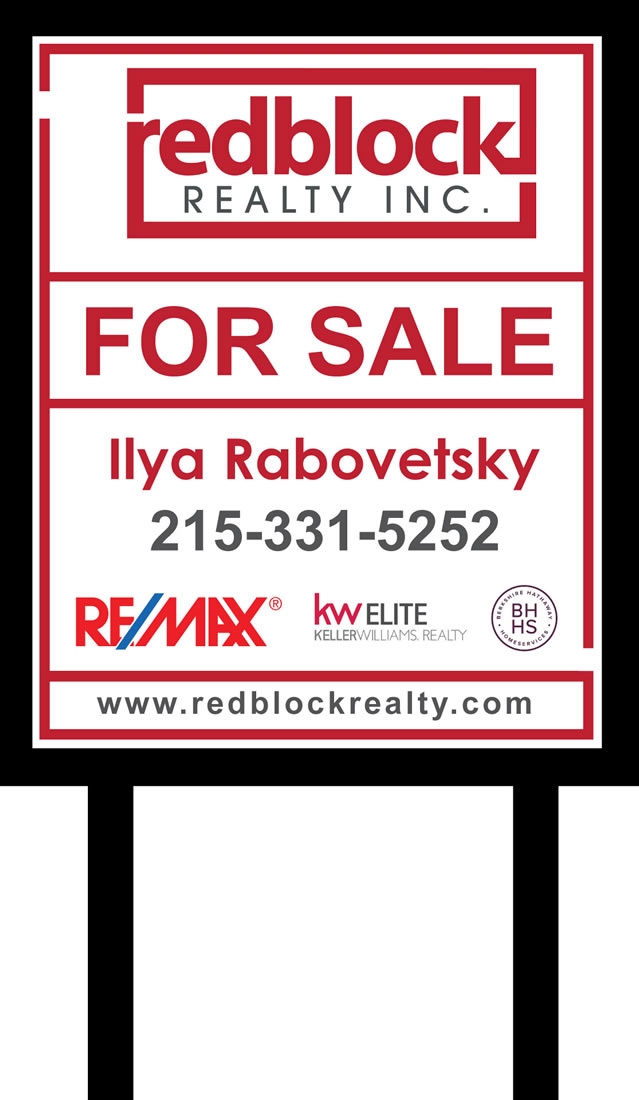 Signage Design by Infinitive Technology for REDBLOCK Realty Inc. | Design #12225723