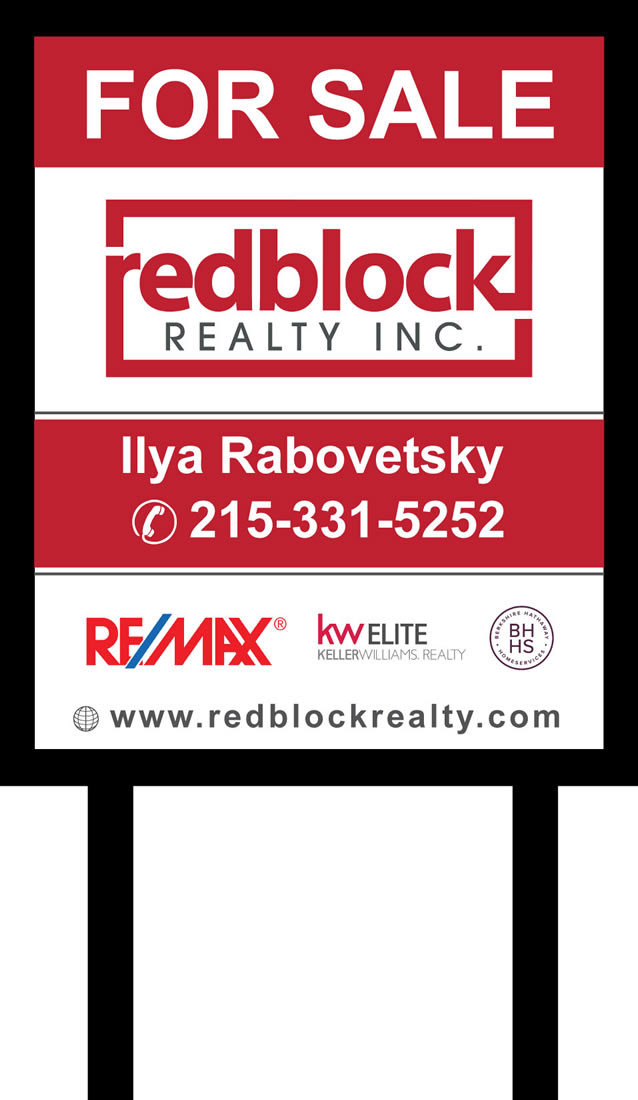 Signage Design by Infinitive Technology for REDBLOCK Realty Inc. | Design #12225728