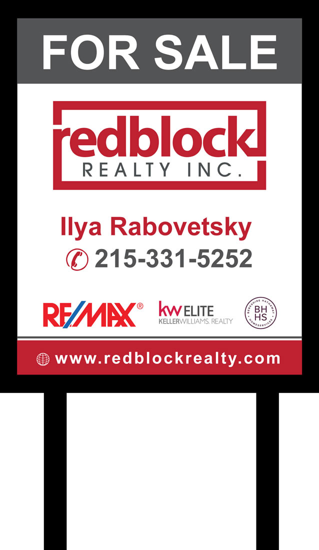 Signage Design by Infinitive Technology for REDBLOCK Realty Inc. | Design #12225729