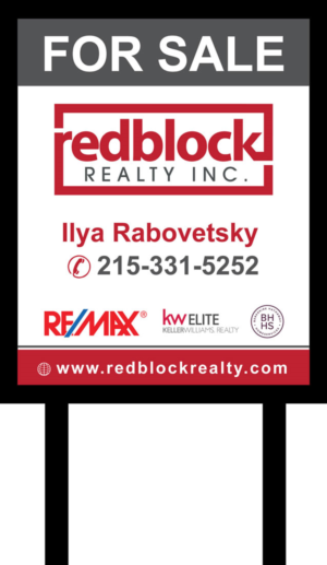 Signage Design by Infinitive Technology for REDBLOCK Realty Inc. | Design: #12225729