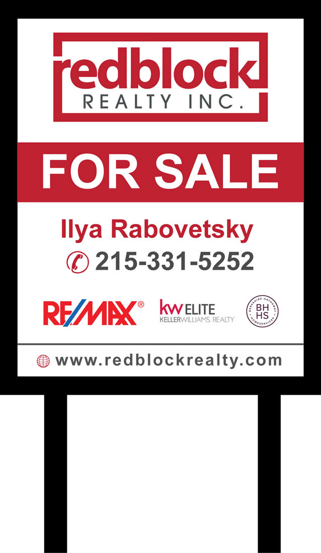 Signage Design by Infinitive Technology for REDBLOCK Realty Inc. | Design #12225730