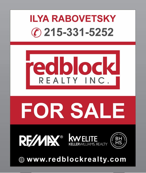 Signage Design by Infinitive Technology for REDBLOCK Realty Inc. | Design #12228295