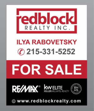Signage Design by Infinitive Technology for REDBLOCK Realty Inc. | Design: #12228297