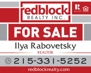 Signage Design by yayina for REDBLOCK Realty Inc. | Design: #12168575